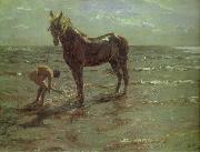 Valentin Serov Bathing of a Horse oil painting picture wholesale